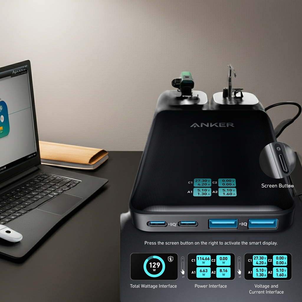 Anker Prime 6-in-1 Charging Station (140W)